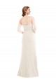 Buy Long Strapless Tuxedo Maxi Bridesmaid Dress / Prom Dress with Front Slit UK