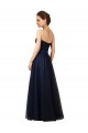 Buy Elegant Lace and Tulle Long Strapless Bridesmaid Dress UK