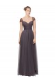 Buy Sweetheart Neckline Long Tulle Bridesmaid Dress with Straps UK