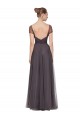 Buy Sweetheart Neckline Long Tulle Bridesmaid Dress with Straps UK