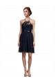 Buy High Neck Illusion Bodice Bridesmaids Dress UK