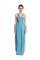 Buy Floor Length Inverted V-Neck Tulle Bridesmaids Dress UK
