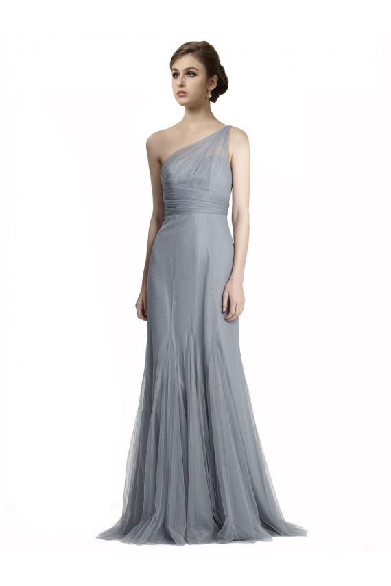 Buy One Shoulder Tulle Fit and Flare Bridesmaid Dress UK