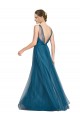 Buy Long V-Neck Soft Tulle Bridesmaid Dress UK