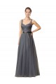 Buy Sweetheart Long Tulle Bridesmaid Dress with Sash UK
