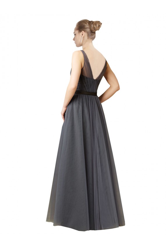 Buy Sweetheart Long Tulle Bridesmaid Dress with Sash UK