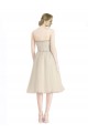 Buy Strapless Short Cocktail Length Tulle Cocktail Bridesmaid Dress with Pleats UK