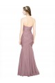 Buy Mermaid Strapless Tulle Bridesmaid Dress with All Over Pleats UK