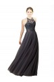 Buy Sweetheart Neckline Long Sleeveless Tulle Bridesmaid Dress with Lace Bodice UK