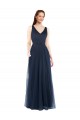 Buy V-Neck Soft and Simple Tulle Bridesmaid Dress UK