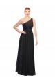 Buy Ruched One Shoulder Tulle A-Line Bridesmaid Dress UK
