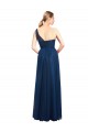 Buy Ruched One Shoulder Tulle A-Line Bridesmaid Dress UK