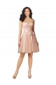 Buy Lace and Tulle Bridesmaid Dress with Cap Sleeves and Keyhole Back UK