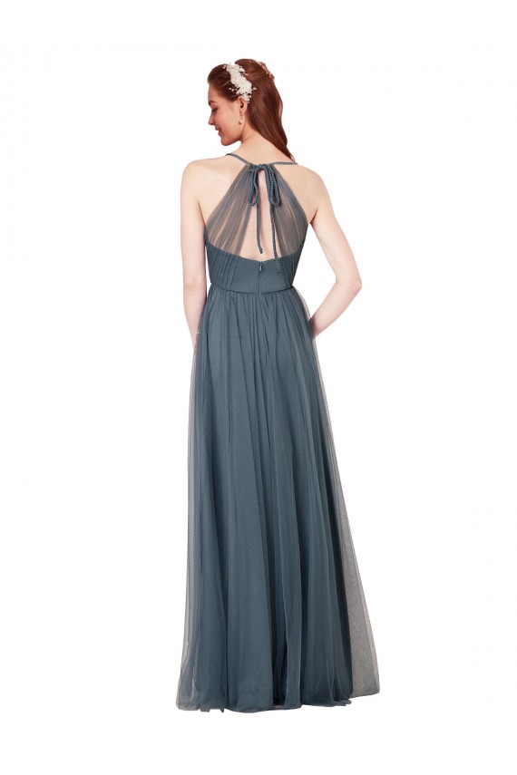 Buy Beach-inspired Sweetheart Tulle Long Bridesmaid Dress UK