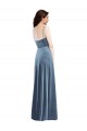 Buy Velvet Wrap Maxi Bridesmaid Dress / Prom Dress with Pockets UK