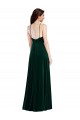 Buy Velvet Halter Maxi Bridesmaid Dress / Prom Dress with Front Slit UK