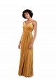 Buy Romantic Velvet Floor Length Formal Bridesmaid Dress / Prom Dress with Wrap Detail UK