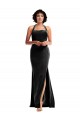 Buy Empire Waist Formal Stretch Velvet Bridesmaid Dress / Prom Dress with Halter Strap UK