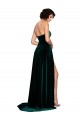 Buy Sweetheart Fluid Velvet Bridesmaid Dress / Prom Dress with High Split UK