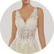 Buy V-Neck Wedding Dresses UK